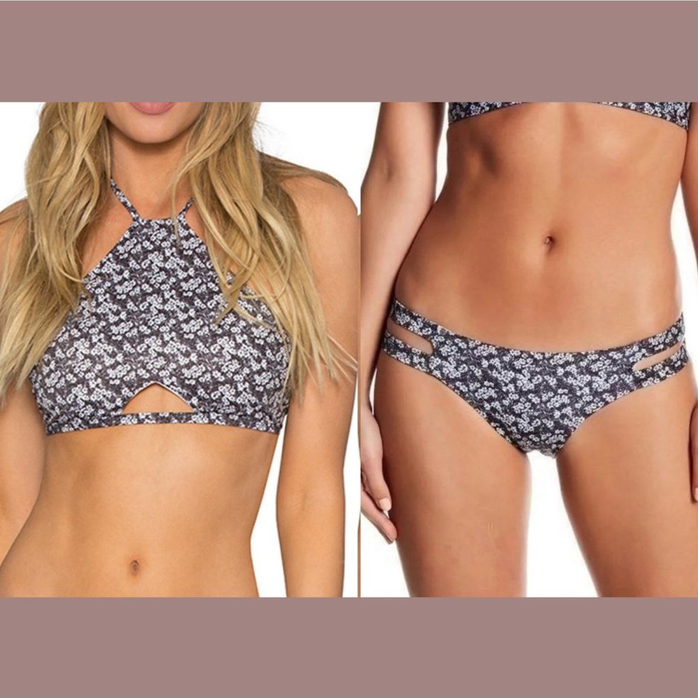 NEW Tavik Rylan High Neck Bikini Top [ Small ] & Chloe Bottom [ Medium ]‎ #P654